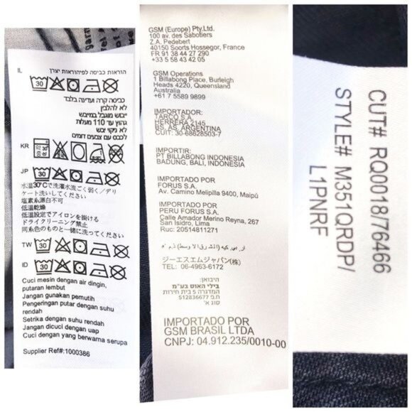 RVCA Daggers Slim Straight Fit gray Denim Jeans 29 - Picture 11 of 13